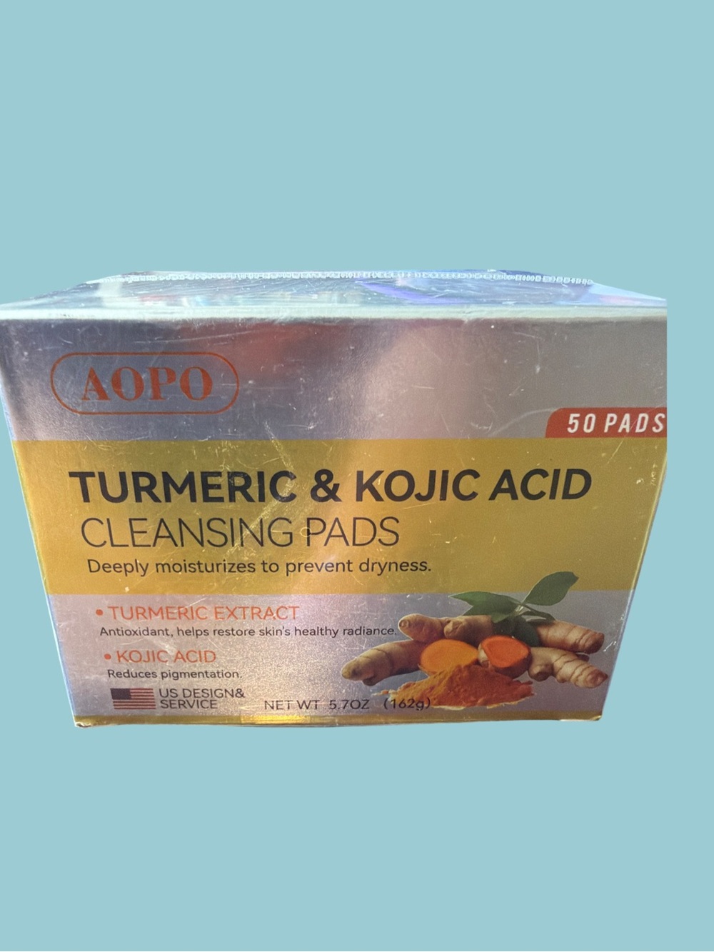 Turmeric & Kojic Acid Cleansing Pads - Yellow